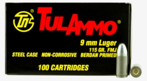 Tulammo Ta919100 Centerfire Handgun 9mm 115 Gr Fmj - Tula 7.62 X39 Hollow Point #2717216