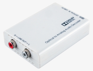 Optical To Stereo Audio Converter With Dolby Digital - Power-line Communication #2717433