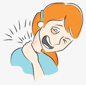 Illustrating This Pain In My Neck - Neck Pain Clip Art #2717505