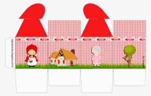 Little Red Riding Hood Free Printable Box With Heart - Personalizados Para Imprimir Chapeuzinho Vermelho #2717719