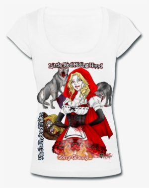 Vamp Little Red Riding Hood Woman's Scoop Neck Tee - Natural Hair Swag Women's T-shirt By Spreadshirt #2718590