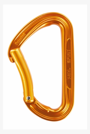 Petzl Spirit Bent Gate Carabiner - Petzl Spirit Bent Gate Carabiner One Size #2718612