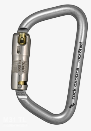 Rocksteel Autolock Carabiner - Rock Exotica M31 Rocksteel Carabiners #2718767