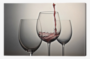 Vino, Copas De Cristal Canvas Print • Pixers® • We - Snifter #2719522