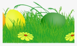 Easter Grass Cliparts - Easter Eggs Clip Art #2719668