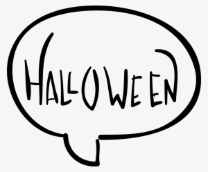 Halloween Chat Speech Bubble - Speech Bubbles Halloween #2719884