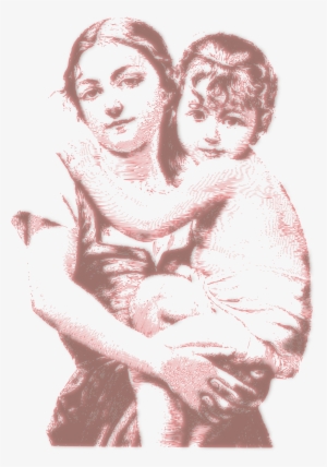 This Free Icons Png Design Of Vintage Woman With Child #2719932