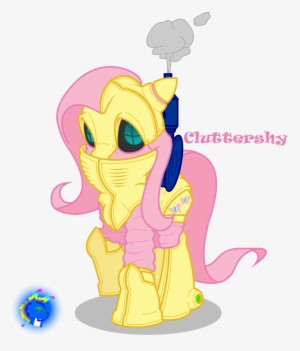 Inkwell, Chrono Trigger, Crossover, Flutterbot, Fluttershy, - Chrono Trigger Pony #2720122