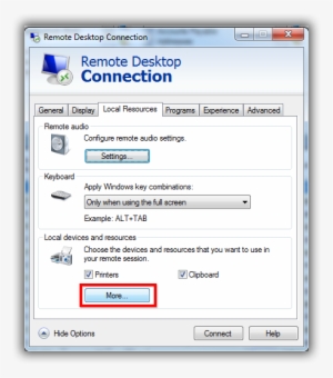 Expand The Different Branches To Display The Options - Remote Desktop Transfer Files #2720643