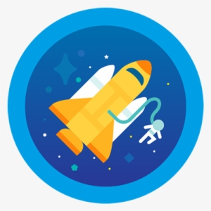 Astronaut Clipart Badge - Fitbit Badge #2721032