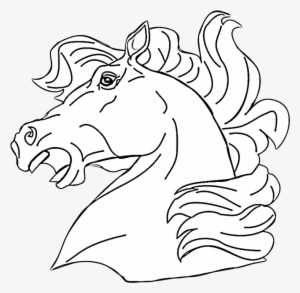 Coloring Pages Horse Head Croke - Coloring Pages Of Animals #2721494