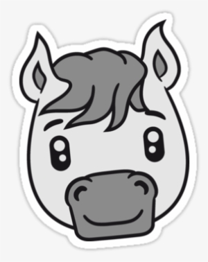 Unique Cartoon Horse Face Face Head Sweet Cute Sitting - Cute Horse Cartoon Drawings #2721519