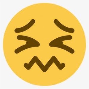 Ew Digust Unhappy Upset Tired Sleepy Squint Emoji Emoti - Emoji Frustrado #2721682
