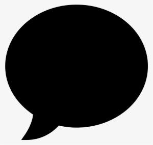 Source - Https - //icons8 - Com/icon/pack/messaging - Speech Bubble Vector Black #2721957