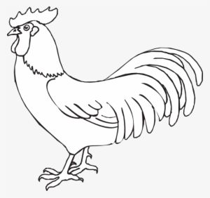 Rooster Outline Svg Clip Arts 600 X 565 Px #2722865