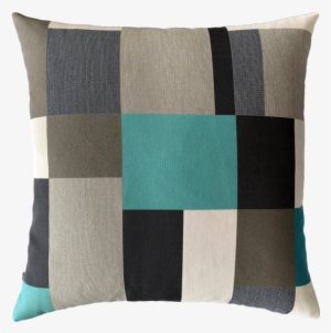 Noir Block Pillow - Elaine Smith Pillow #2723100