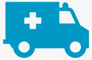 Open - Blue Ambulance Png #2723947