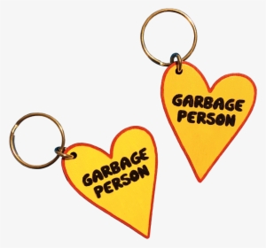 Yellow Garbage Person Keychain #2724150