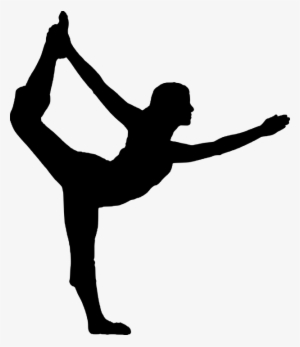 Silhouette, Pilates, Fitness, Dancing, Exercise, Ballet - Yoga Pose Silhouette Png #2724731