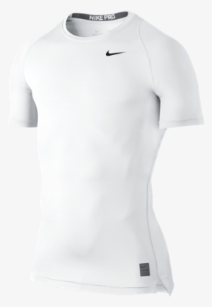 Nike Pro Cool Compression T Shirt - Nike Pro Combat Baselayer Top - White/matte Silver/black #2725124