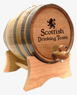Scottish Drinking Team 5 Liter Oak Barrel - Engraved Barrel #2725241