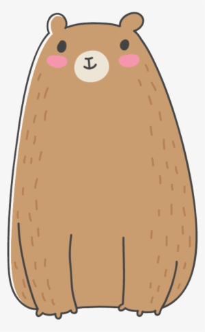 Hand Drawn A Cute Bear Vector - Bear #2725279