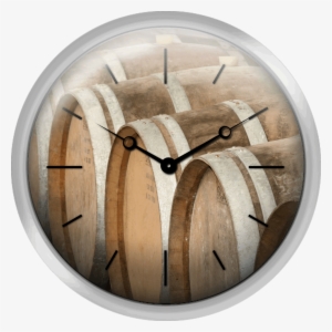 Oak Wine Barrels In Castillion La Bataille France - Plank #2725301