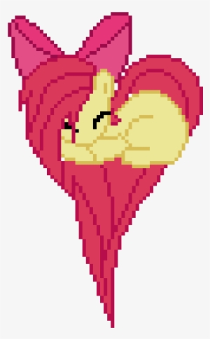 My Little Pony Heart Pixel Art 159675 - Apple Bloom Pixel Art #2725630