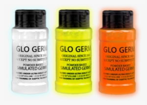 Glo Germ Powder Simulated Germs 3 Pack W/white, Yellow, - Glass Bottle #2725718