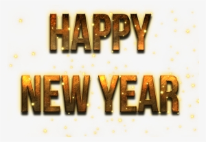 Happy New Year Word Png Free Image - Poster #2726023