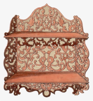 Vintage Bookcase Furniture Antique 910722 - Furniture #2726075