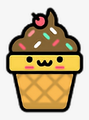 Icecream Kawaii Sweet Cute Food - Icon #2726104