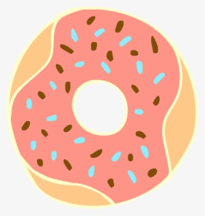 Cute Food Clipart - Doughnut #2726238