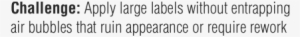 Apply Large Labels Without Entrapping Air Bubbles T - Los Angeles #2726508