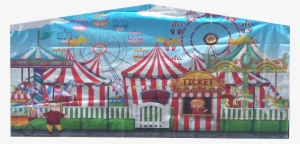 Carnival Banner Small - Circus Carnival Large Fabric Backdrop #2726649