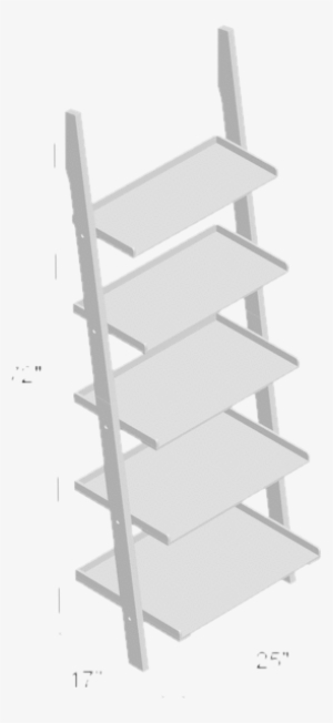 Chic And Modern Ladder Bookcase - Shelf #2726651