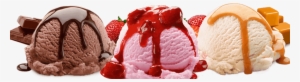 Ice Cream Png Hd - Scoop Of Ice Cream With Topping #2727236