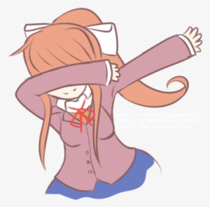 Png - Doki Doki Literature Club Dab #2727919 Png - Doki Doki Literature Club Dab #2727919