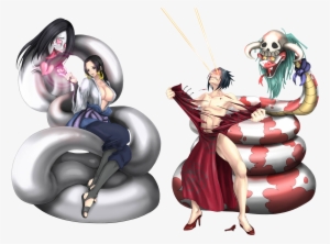Sasuke Boa Hancock Orochimaru Serpant One Piece Naruto - Hancock Sasuke #2728073