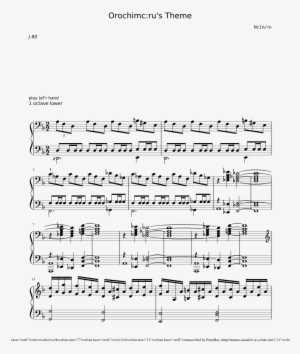 Ru's Theme Sheet Music Composed By Nc1ru'ro 1 Of 6 - Sheet Music #2728115