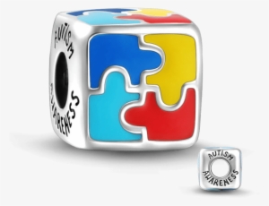 Autism Charms Autism Awareness Charm Beads Puzzle Charm #2728186
