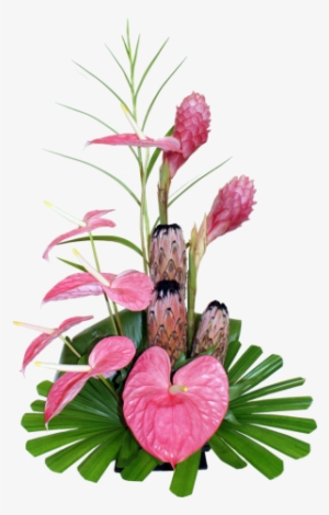 Floral Arrangements - Pink Exotic Floral Arrangements #2728252