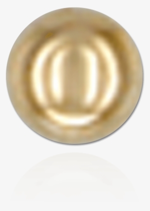 Plain No Hole Round Bead - Gold-filled Jewelry #2728593