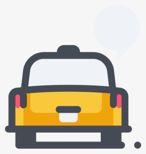 Taxi Speech Bubble Icon - Taxicab #2729264