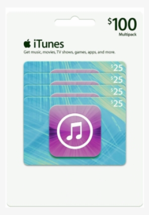 Itunes Gift Card $100 Multipack $25x4 - Gift Cards App Store #2730339