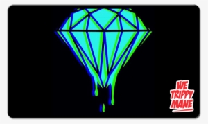 We Trippy Maaaaaane Gift Card - Diamond Supply Co White Vinyl Car Laptop Window Wall #2730847