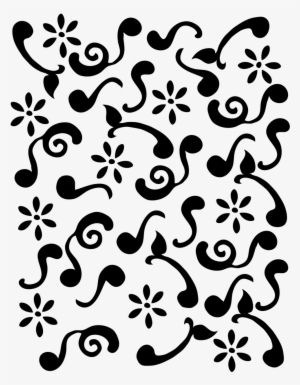 Folk Music Stencil - Stencil Png #2731692