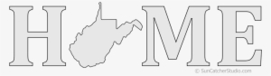West Virginia Home Stencil Pattern Shape State Stencil - Pattern #2732172