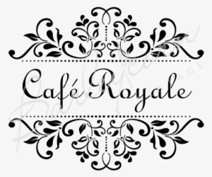 Fs46 Cafe Royale Stencil - Clothing Business Logo Design #2732223