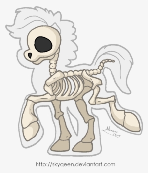 Mysweetqueen, Safe, Simple Background, Skeleton, Solo, - The Scream #2733240